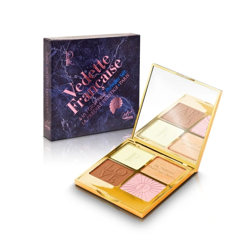 Vedette Francaise 4-in-1 Glow Face Powder Set